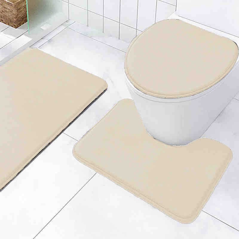 Plush 2-Piece Bathroom Mat Set