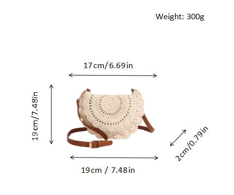 Handmade Crochet Shoulder Bag Bowlift