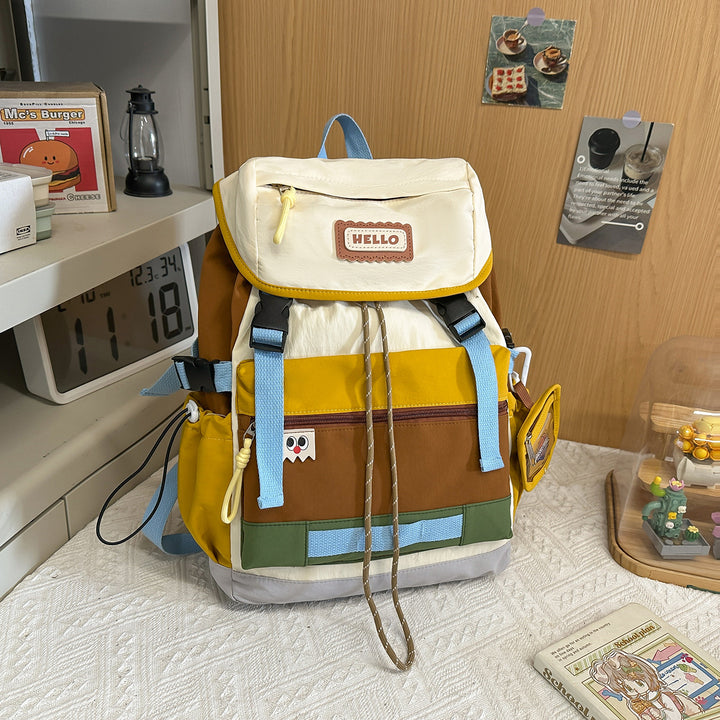 Backpack in Modern Minimalist Style with Multiple Compartments Bowlift