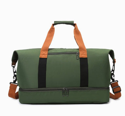 Sporty Travel Bag with Multifunctional Compartments Bowlift