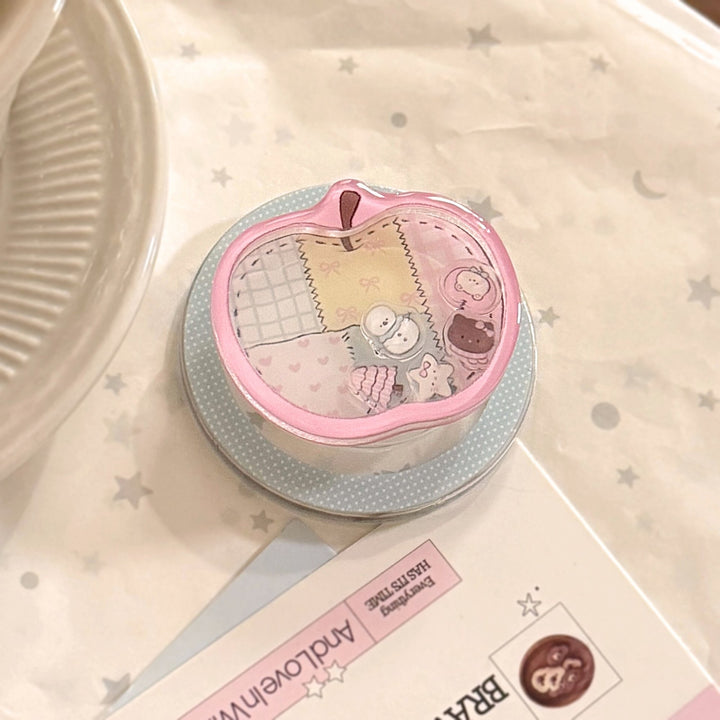 Stylish Apple-shaped cosmetic jar Bowlift