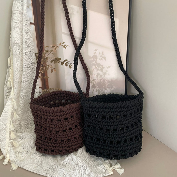 Macrame Handbag in Boho Style Bowlift