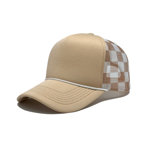 Women's Sporty Trucker Cap with Mesh Insert Bowlift