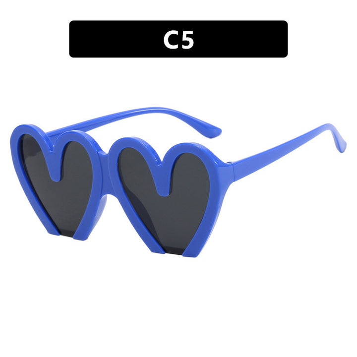 Women Heart-Shaped Sunglasses Bowlift 1780928954