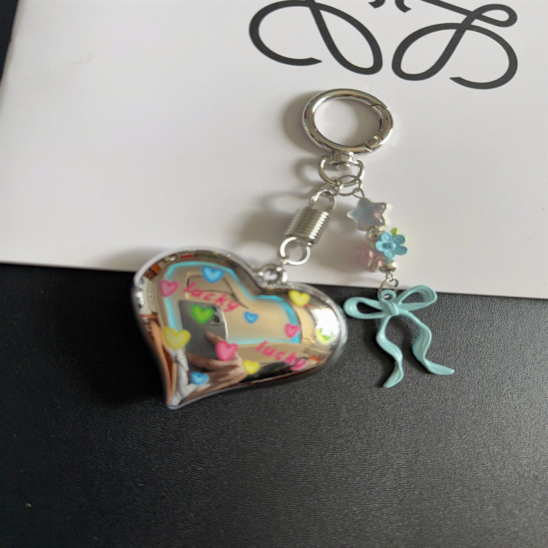 Charming Heart-Shaped Keychain Bowlift