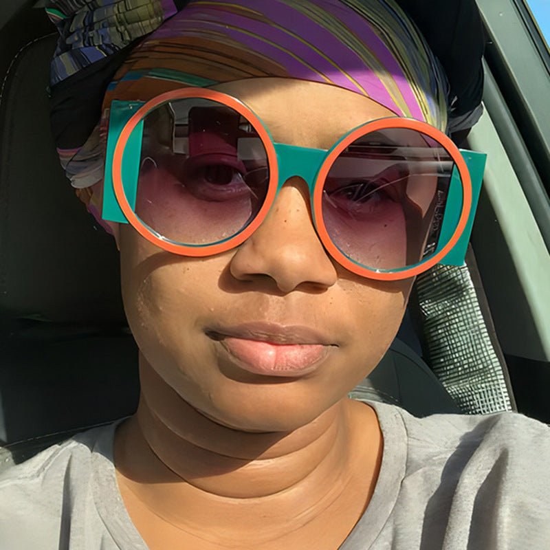 Women's oversized sunglasses with square frame and UV protection Bowlift