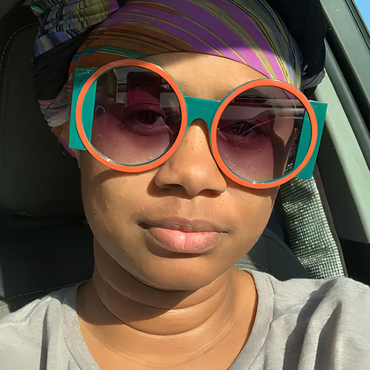 Women's oversized sunglasses with square frame and UV protection Bowlift