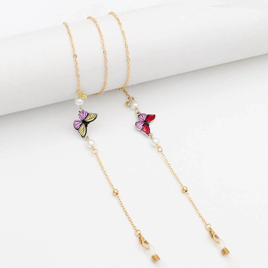 Enchanting Butterfly Eyewear Chain Holder Bowlift