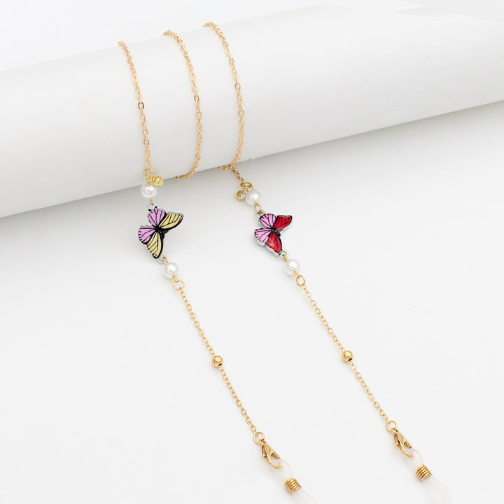 Enchanting Butterfly Eyewear Chain Holder Bowlift