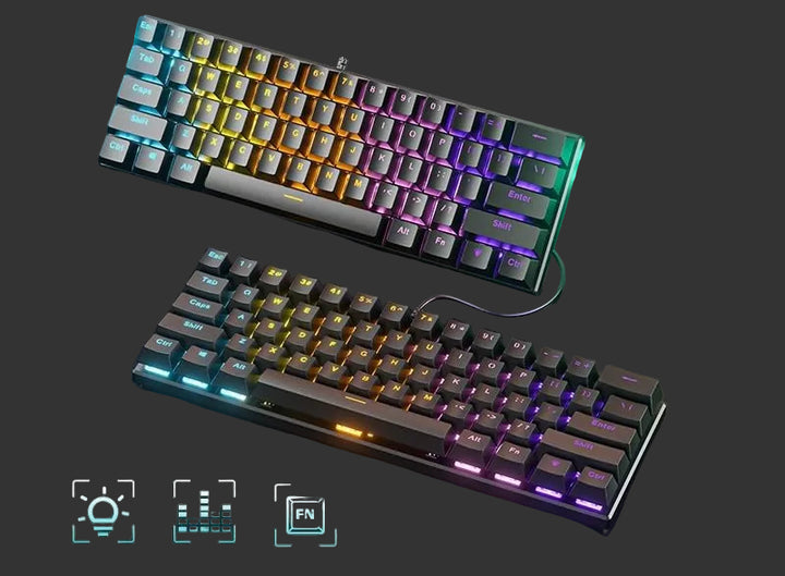 Compact Mechanical Gaming Keyboard Bowlift