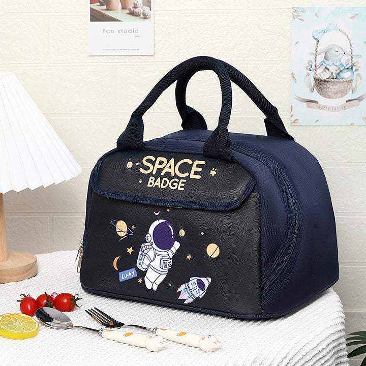 Insulated Space-Themed Lunch Bag Bowlift