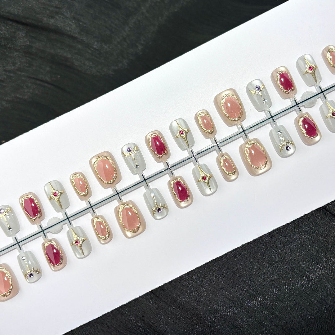 Elegant Ombre Art Press-On Nails