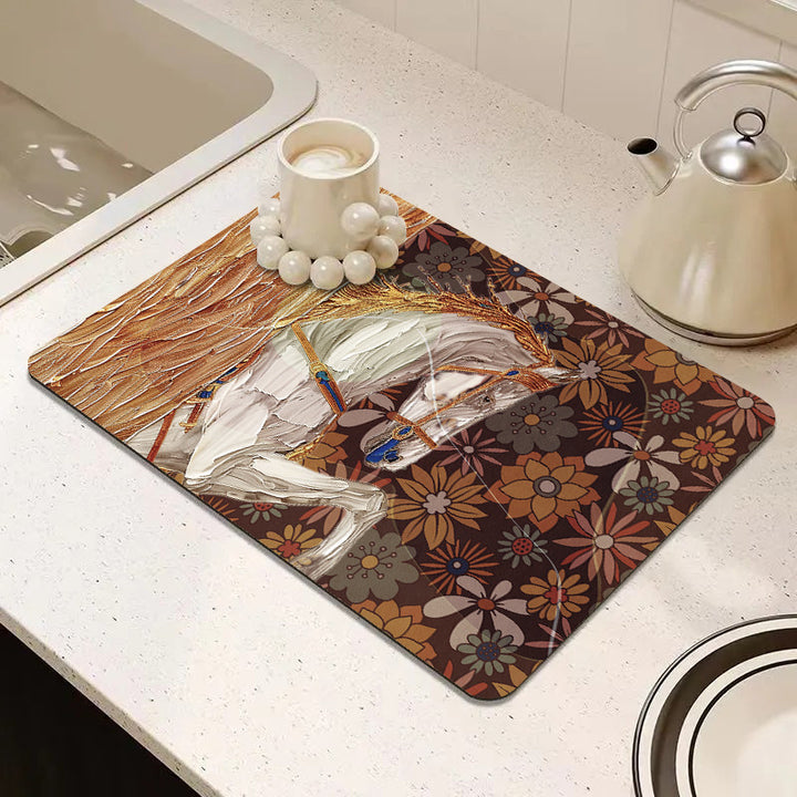 Decorative Kitchen Mat Bowlift