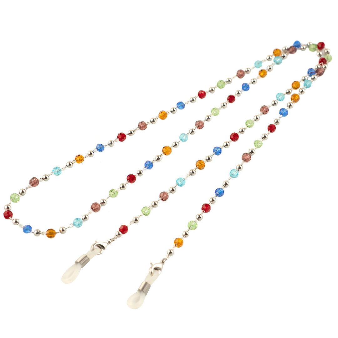 Colorful Crystal Beaded Eyewear Chain Bowlift