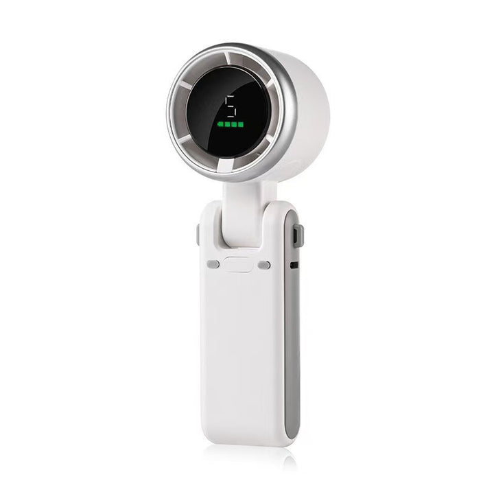 Ladies portable mini solar fan with intelligent temperature control Bowlift