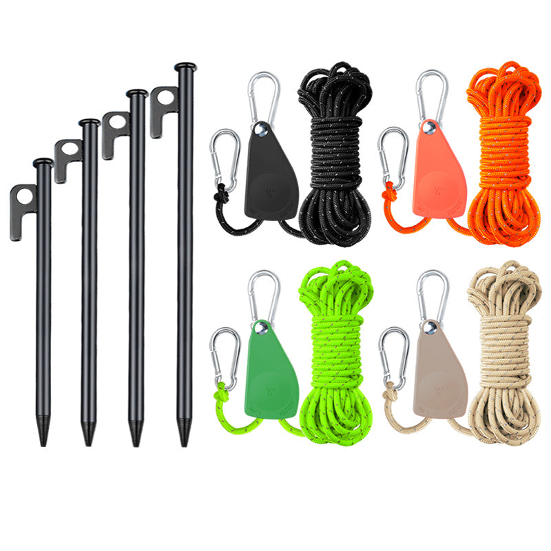 Pull rope with carabiner and tent ring Bowlift