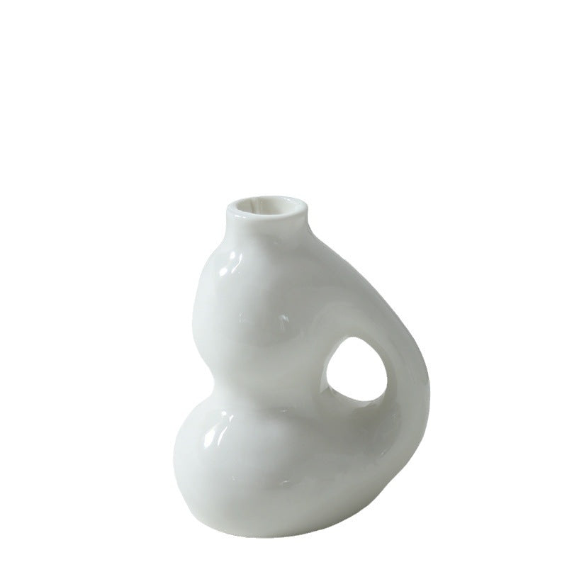 Artistic Ceramic Body-Shaped Vase Bowlift