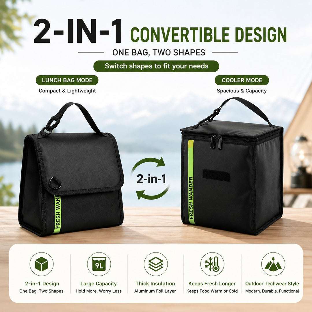 Versatile Insulated Lunch Tote Bowlift