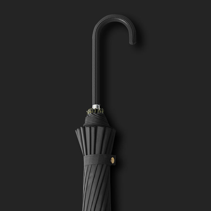 Women's elegant folding umbrella with non-slip handle and wind-resistant technology Bowlift