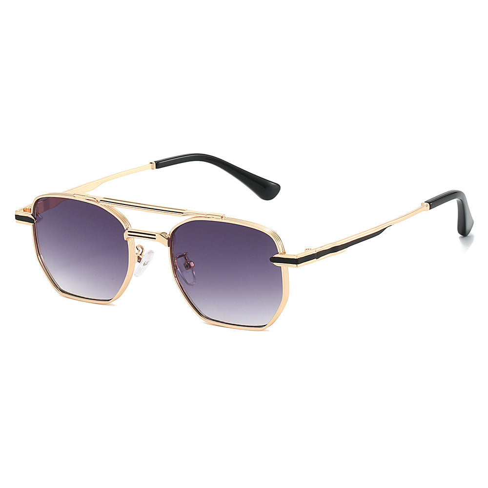 Ladies stylish sunglasses with luxurious geometric frame and UV protection Bowlift
