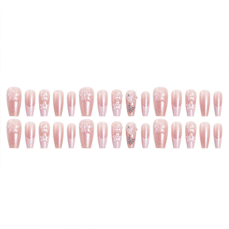 Nail art set with elegant glitter accents Bowlift