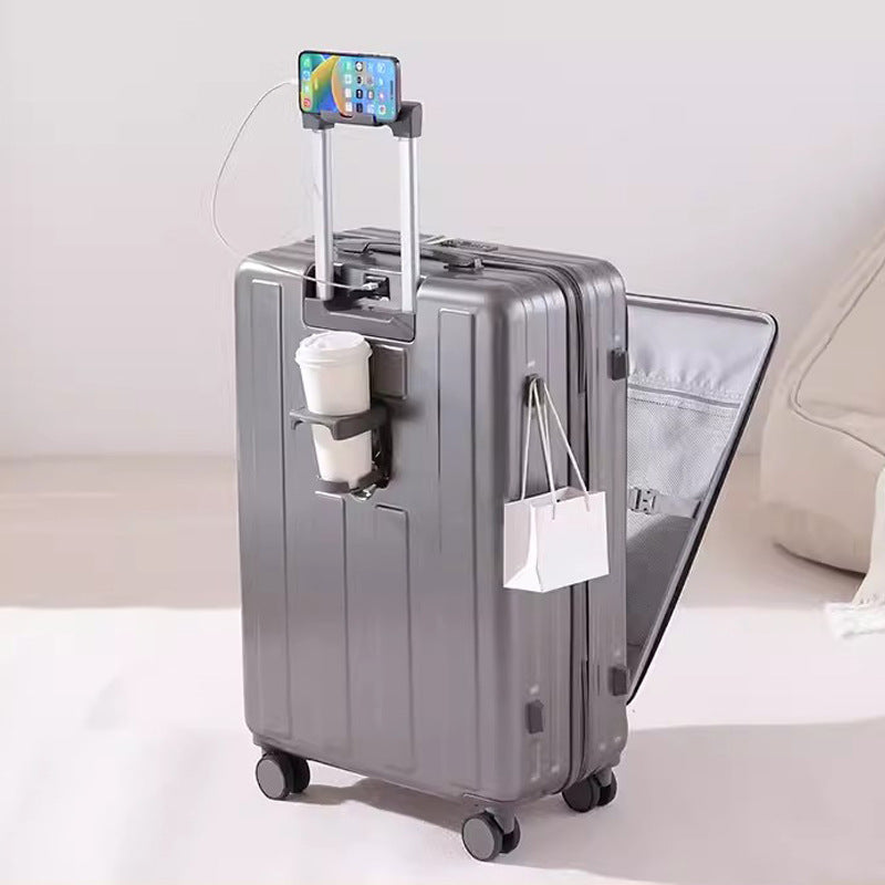 Smart Tech-Integrated Hard-Shell Luggage Bowlift