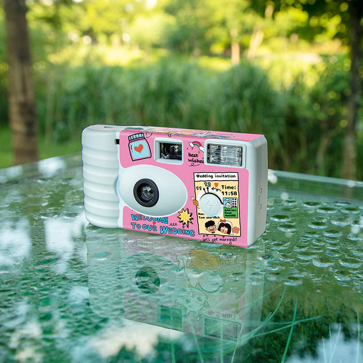 Wedding-Themed Disposable Film Camera Bowlift