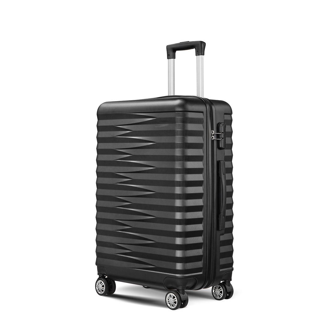 Unisex Stylish Textured Hard Shell Spinner Suitcase Bowlift