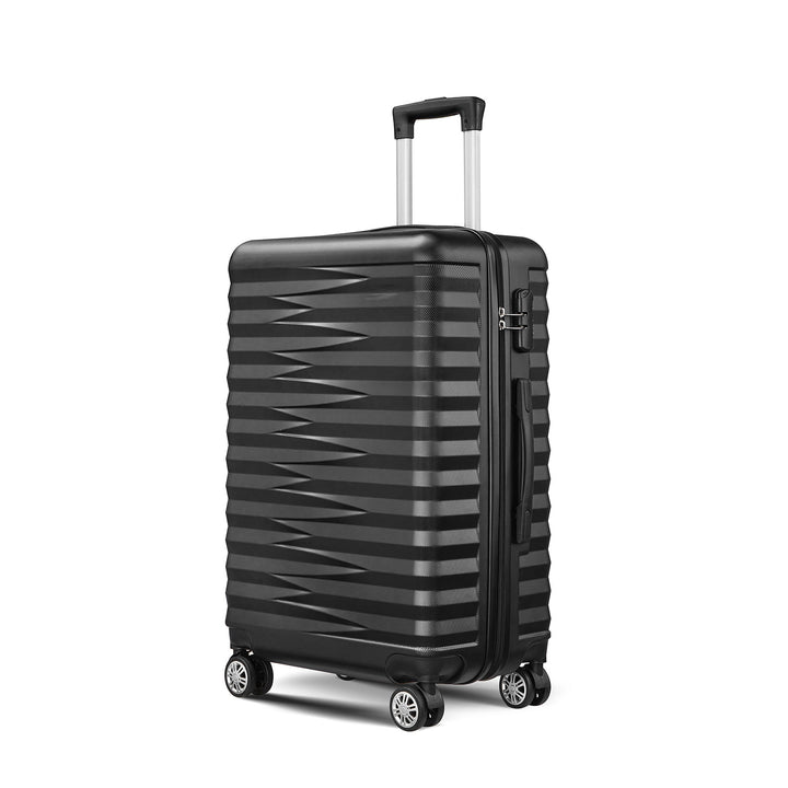 Unisex Stylish Textured Hard Shell Spinner Suitcase Bowlift