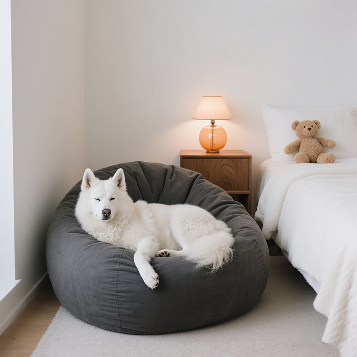 Cozy Oversized Bean Bag Dog Bed