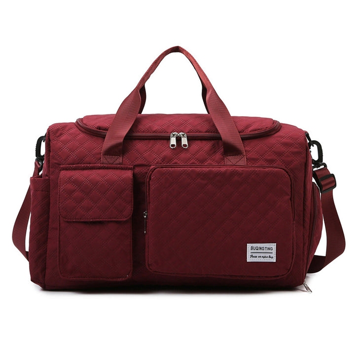 Multifunctional Sports Duffel Bag With Integrated Organizer Pockets Bowlift