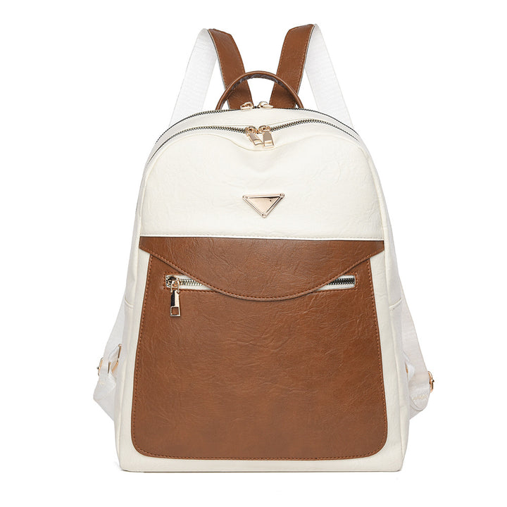 Elegant Faux Leather Backpack Bowlift