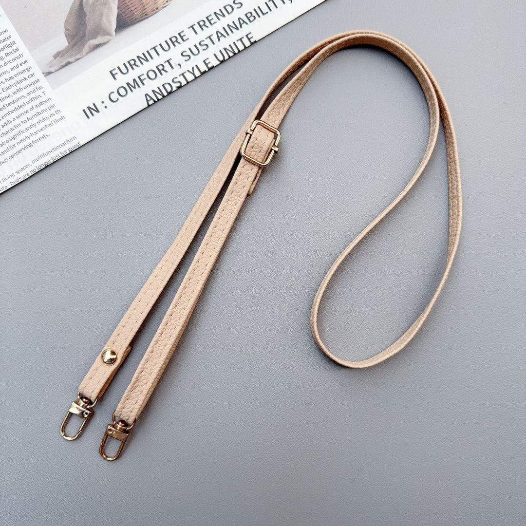 Adjustable Faux Leather Crossbody Strap Bowlift