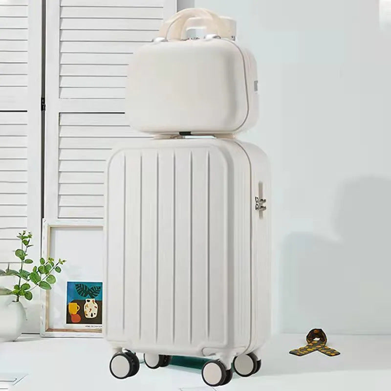 Stylish Luggage Set with Convertible Satchel Bowlift