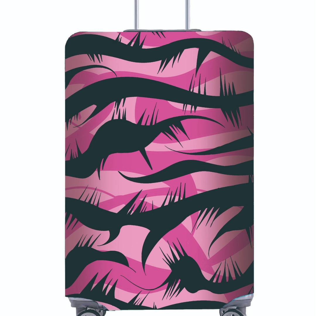 Women's Hard Shell Suitcase with Modern Geometric Design Bowlift