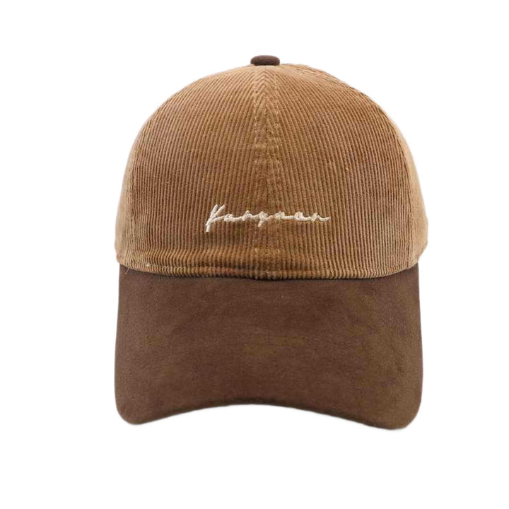 Unisex Textured Corduroy Baseball Cap Bowlift