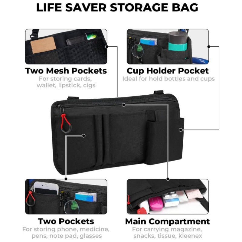 Multifunctional Organizer Bag with Multiple Compartments Bowlift