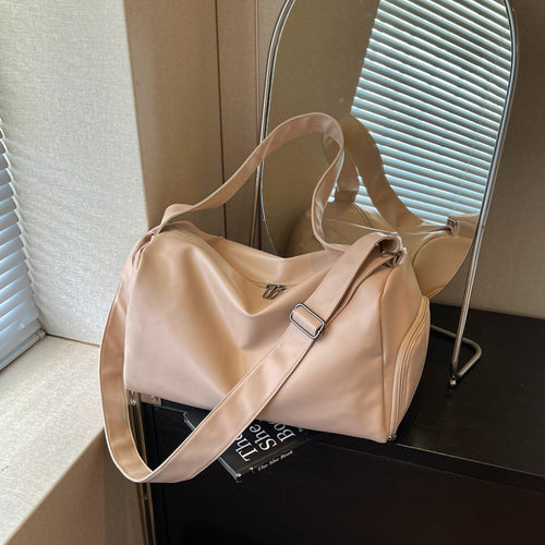 Stylish Leather Duffle Bag Bowlift