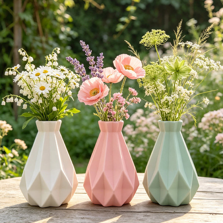 Modern Angular Decorative Vase Bowlift