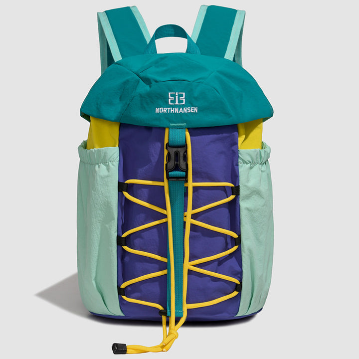 Unisex nan lighter urban outdoor backpack with elastic front tension cord and side elastic pockets Bowlift