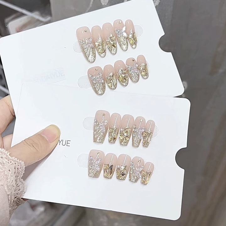 Glamorous Decorative Press-On Nails Bowlift