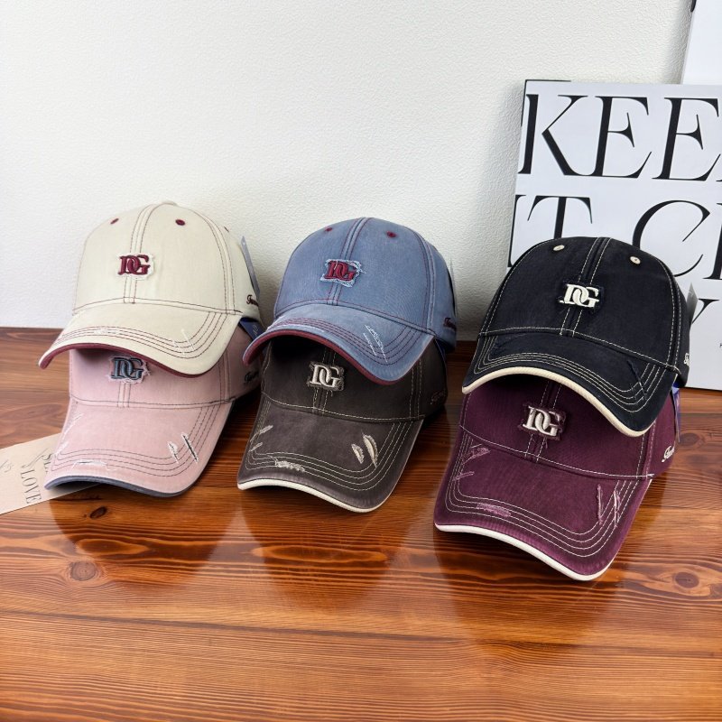 Men's Distressed Cotton Baseball Cap Bowlift 1784270840