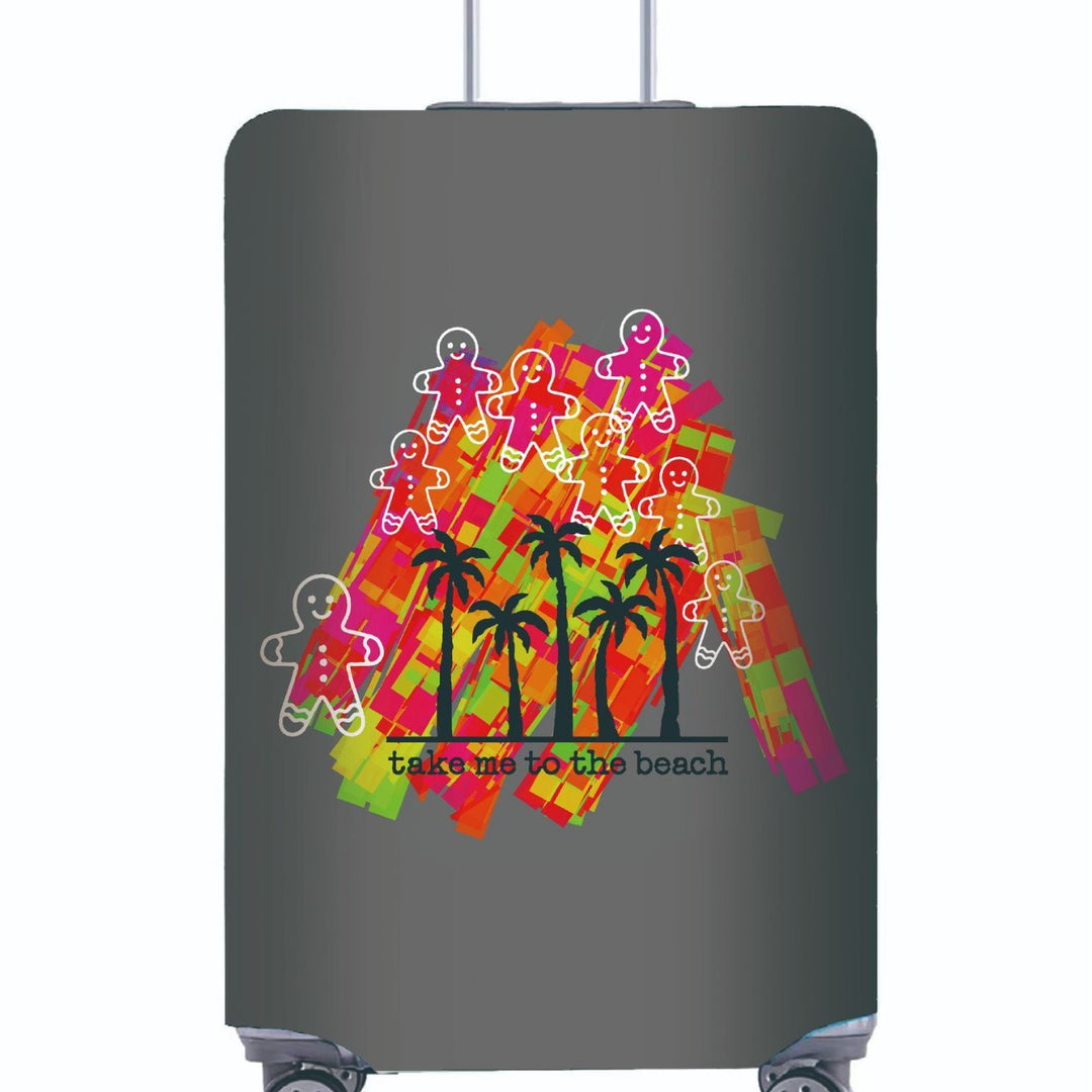 Women's Hard Shell Suitcase with Modern Geometric Design Bowlift