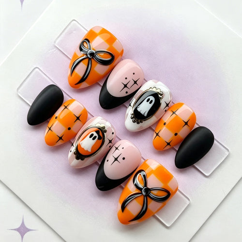 Halloween Artificial Nail Set Bowlift