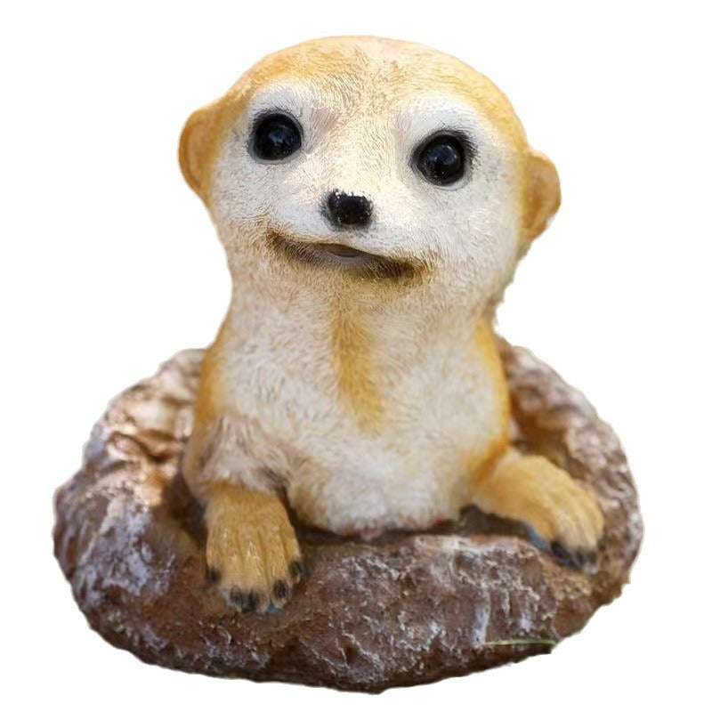 Decorative Meerkat Figurine Bowlift