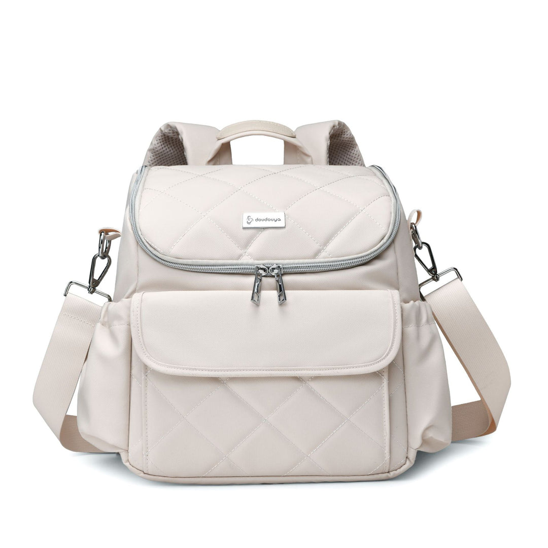Elegant Quilted Travel Backpack Bowlift