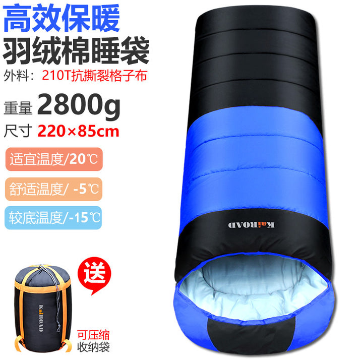 High-performance sleeping bag with insulating heat function Bowlift