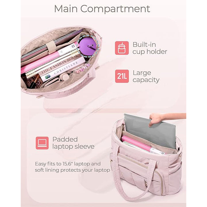 Multifunctional handbag with spacious interior and multiple compartments Bowlift