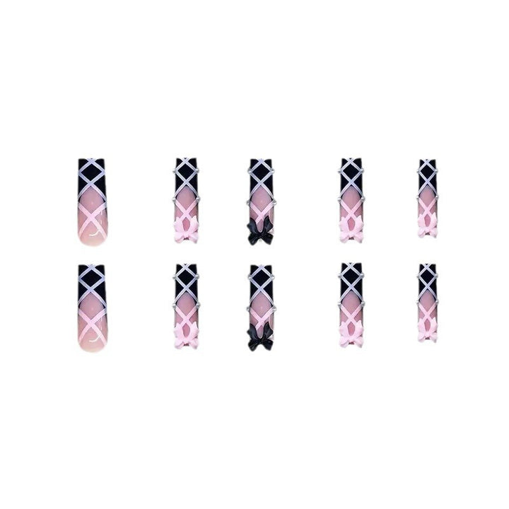 3D Decorative Press-On Nail Art Bowlift