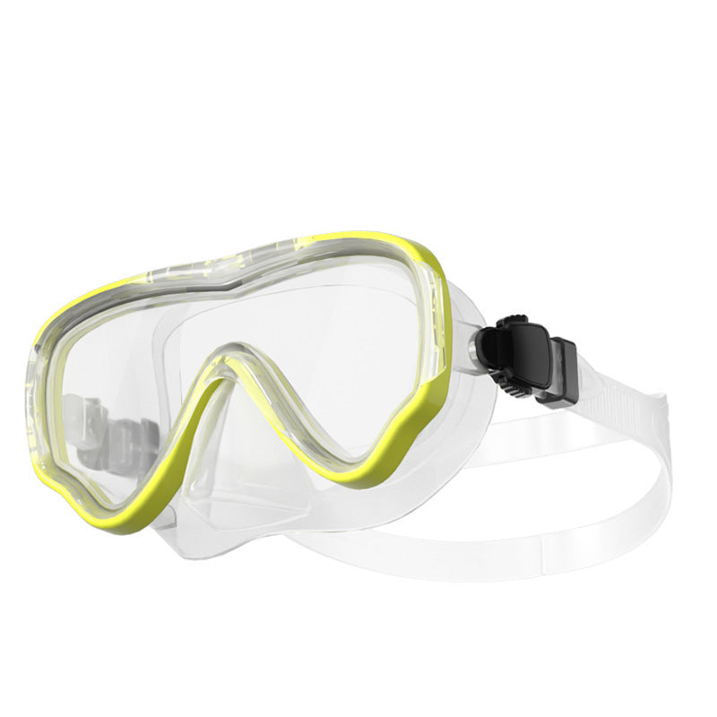 Diving mask with comfortable silicone cover Bowlift